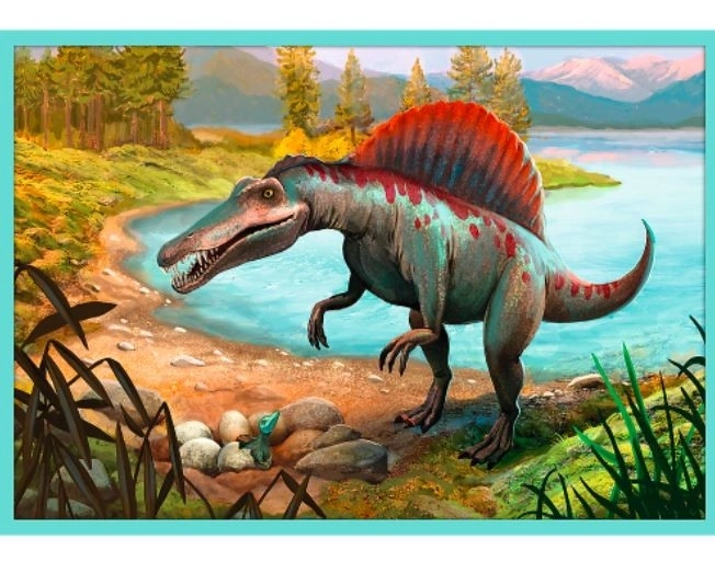Puzzle Poznaj Dinozaury
