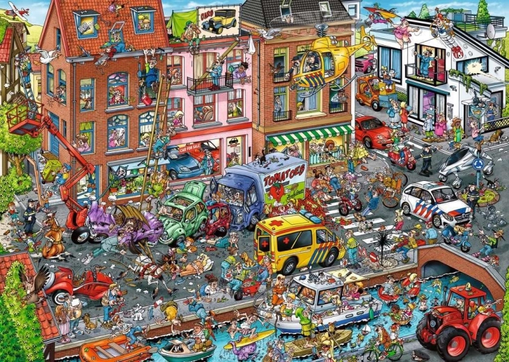 Puzzle Ravensburger Ray's Comic – nowoczesne czasy, 1000 elementów