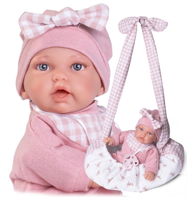 Antonio Juan 12441 PETIT - realistyczna lalka z miękkim materiałowym ciałem - 27 cm