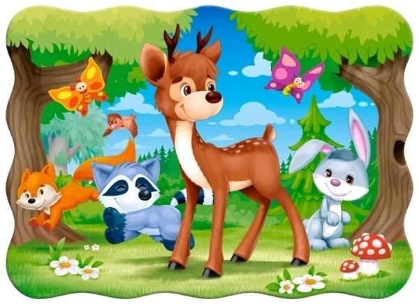 Puzzle Jeleń i Przyjaciele 30 Elementów