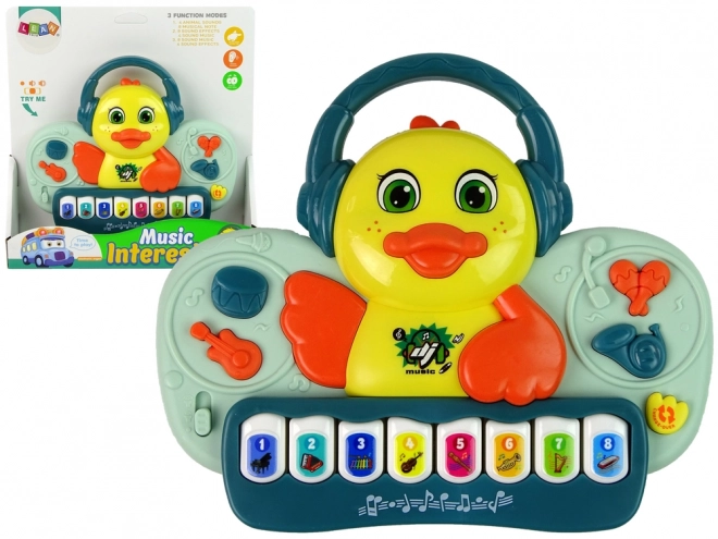 Interaktywne Kaczka Kaczka Pianino DJ Dźwięk Instrumenty Muzyczne Melodie