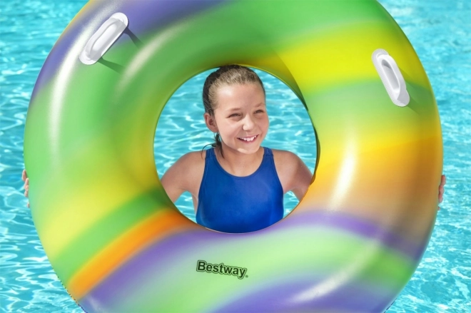 Kolorowe koło pływackie Bestway Rainbow
