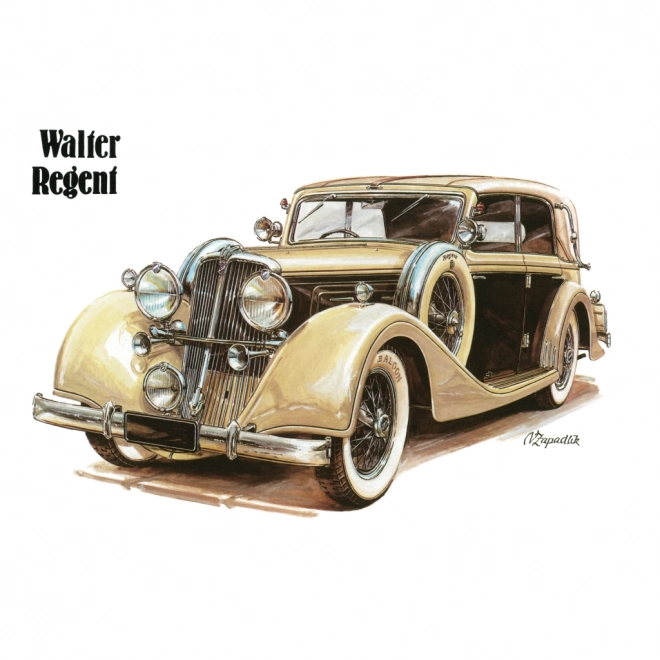 Kalendarz notatkowy Classic Cars – Václav Zapadlík, 2025, 30 × 30 cm
