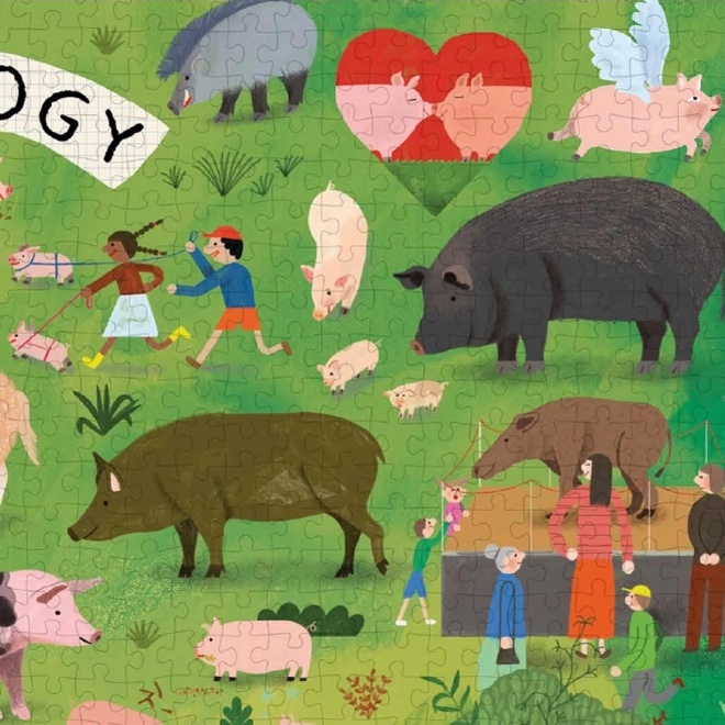 Puzzle Pigologie 1000 elementów od Chronicle Books