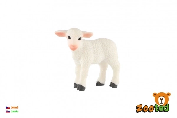 Owca domowa jagnię zooted plast 5cm w woreczku