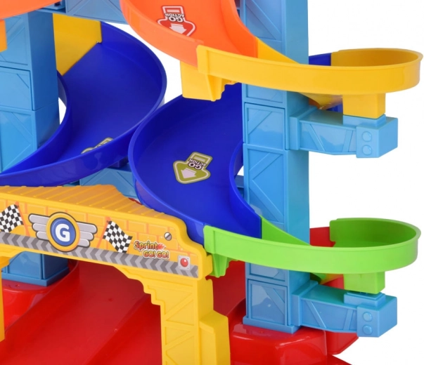 Wielopoziomowe spiralne rampy