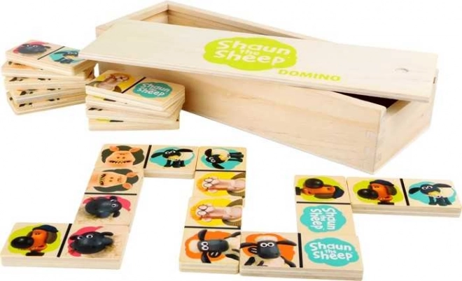 Drewniane domino Owca Shaun