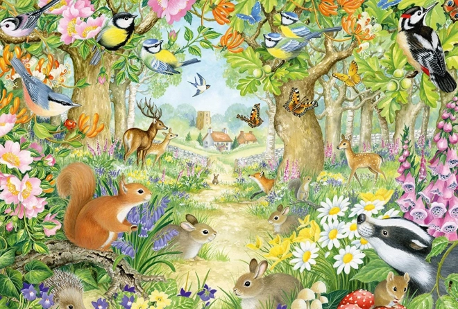 Schmidt Puzzle W lesie 100 elementów