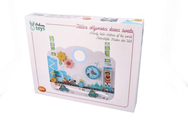 Tablica z aktywnościami dla maluchów Adam Toys