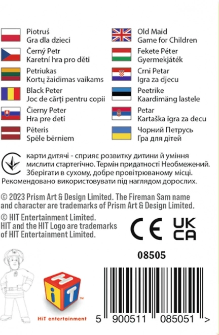 TREFL Czarny Piotruś Strażak Sam