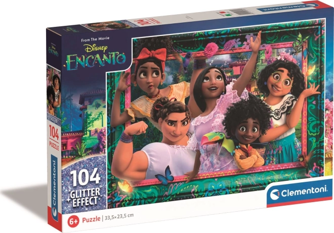 Błyszczące puzzle Disney Encanto 104 elementy