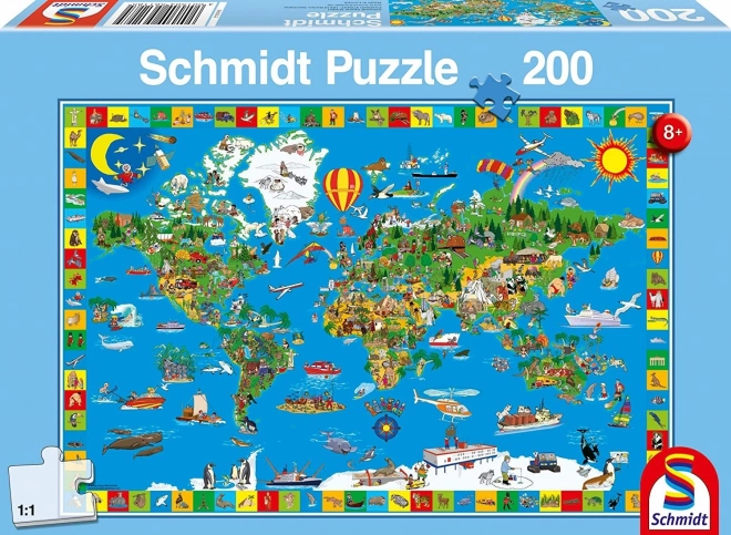Puzzle Twój niesamowity świat 200 elementów