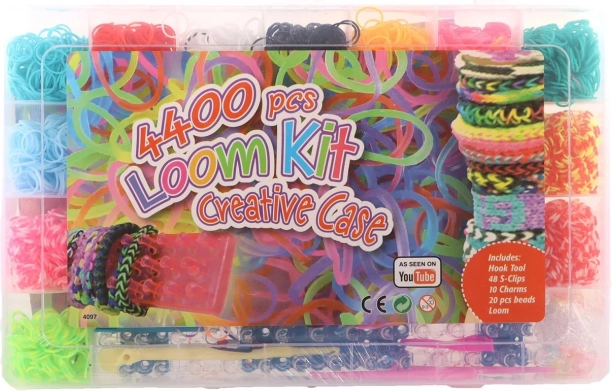 Mega zestaw gumek loom 4400 sztuk