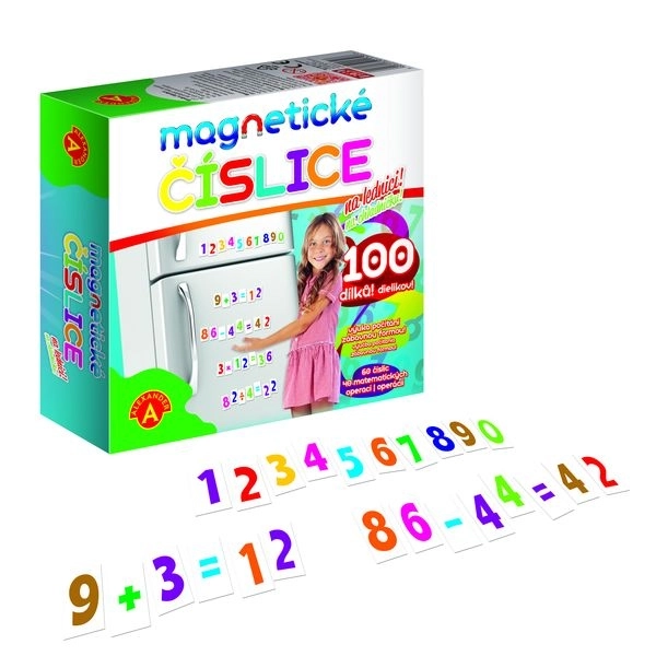 Magnetyczne cyfry na lodówkę