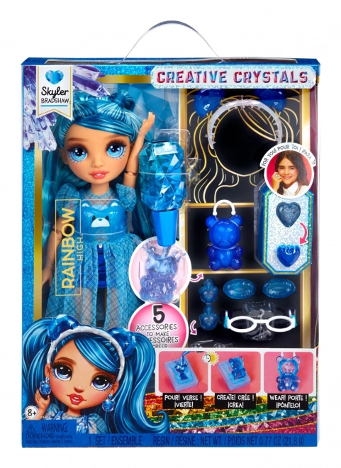 Lalka Rainbow High Creative Crystals - Skyler Bradshaw