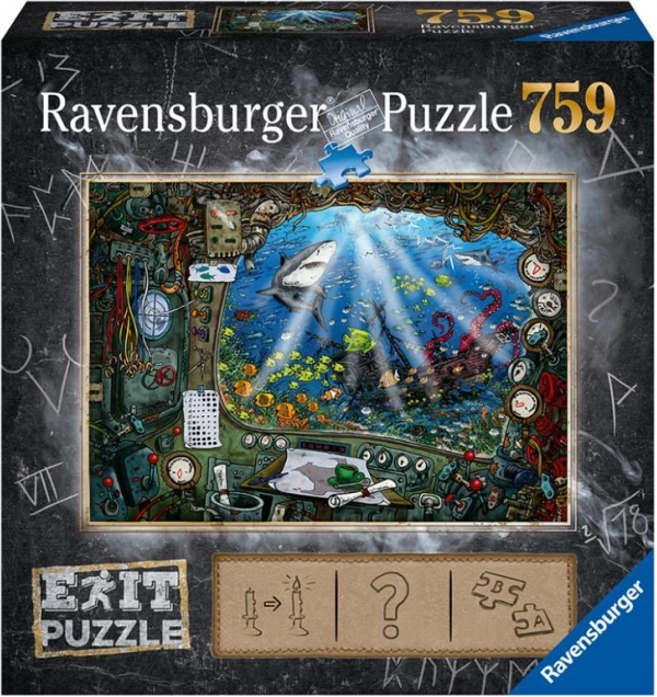 Ravensburger Puzzle EXIT: Łódź podwodna 759 szt.
