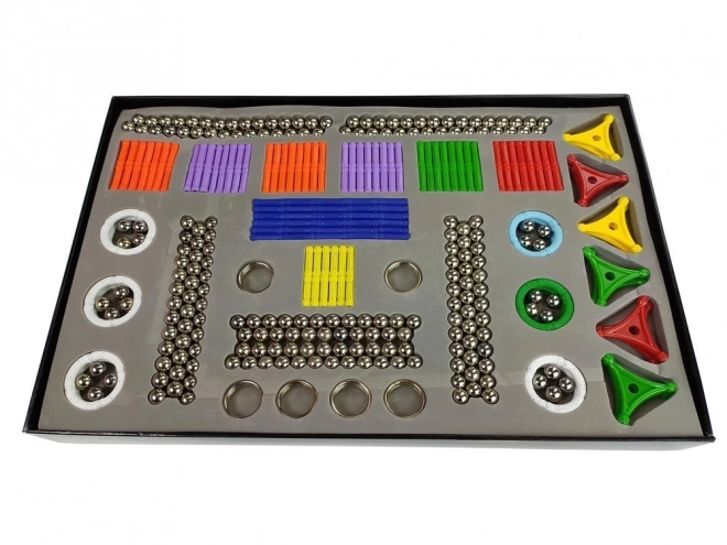 Magnetyczne kostki Magnastix 560 + zestaw tablicy