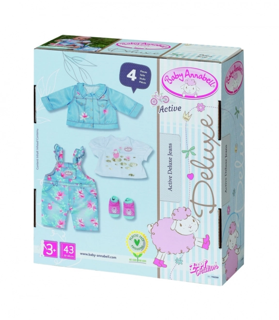 Baby Annabell Deluxe Jeansowe Spodnie dla Lalki