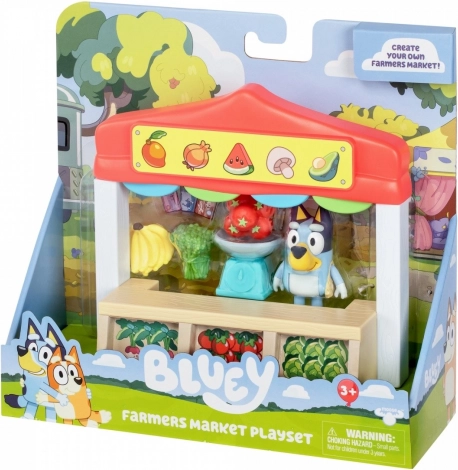 Figurka BLUEY i kolorowe akcesoria