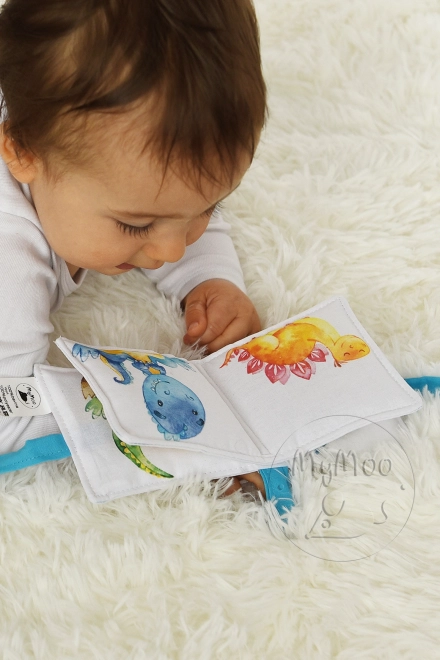 MyMoo Mini miękka książeczka - Podróż do prehistorii