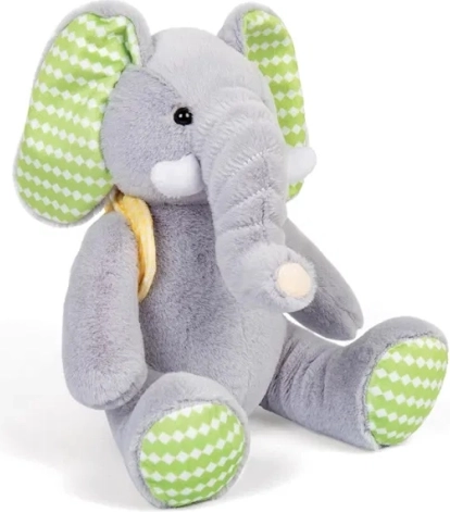 Pluszowy słoń z plecaczkiem 20 cm BIGJIGS TOYS