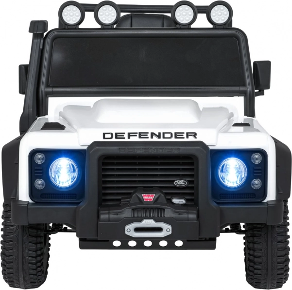Dziecięcy elektryczny samochodzik LAND ROVER Defender 110 SVX Concept – Biały