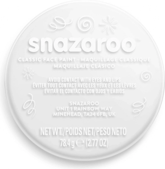 Snazaroo biała farba do twarzy 75 ml