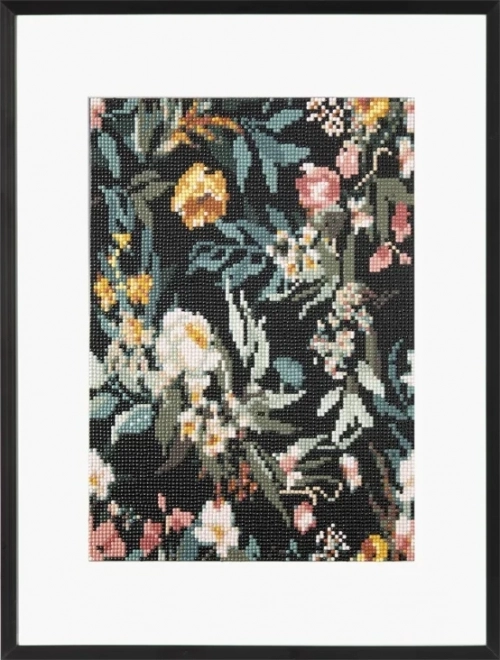 Malowanie diamentowe Kwiaty 30x40 cm