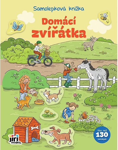 Książeczka z naklejkami Zwierzęta domowe