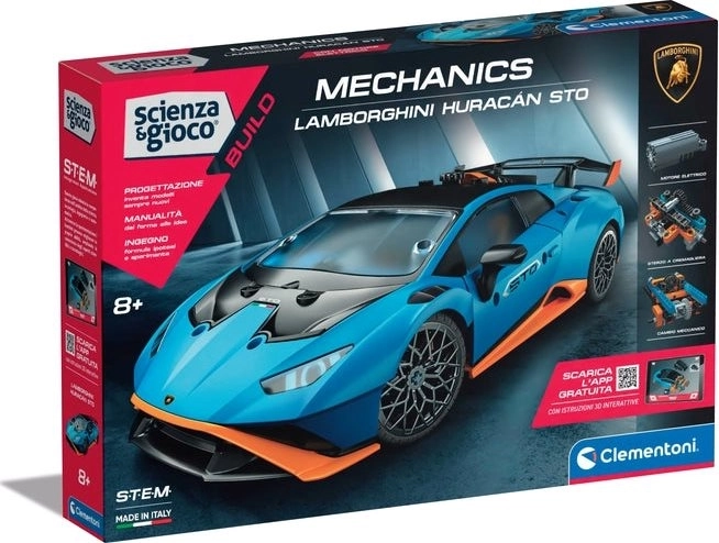 CLEMENTONI Science&Play Mechaniczna laboratoria: Lamborghini Huracán STO