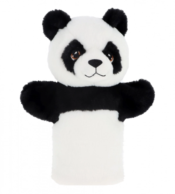 Keel Toys SE3076-5 Keeleco Panda - eko pluszowa pacynka na rękę 27 cm