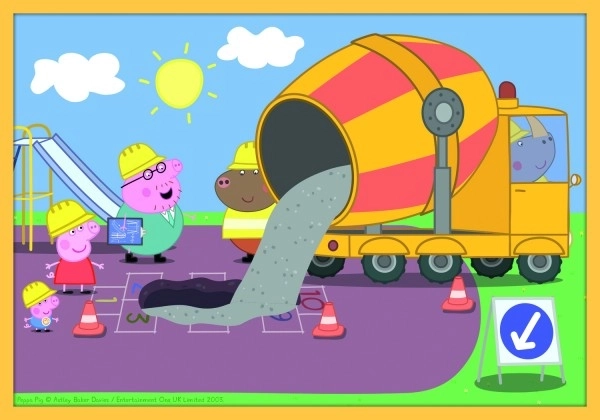Puzzle 10w1 Świnka Peppa