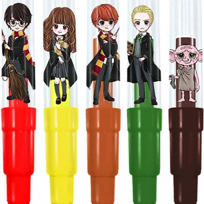 Flamastry do dmuchania z notesem Harry Potter