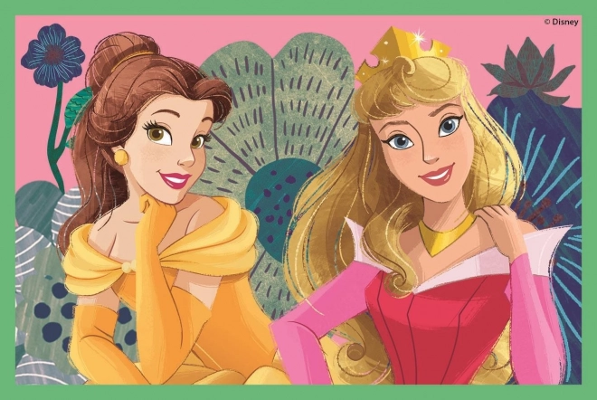 CLEMENTONI Obrazkowe klocki Disney Księżniczki, 6 klocków