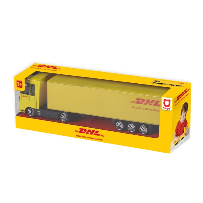 Ciężarówka z naczepą DHL 19 cm