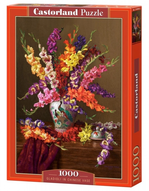 Puzzle 1000 sztuk Mieczyki w chińskiej wazie