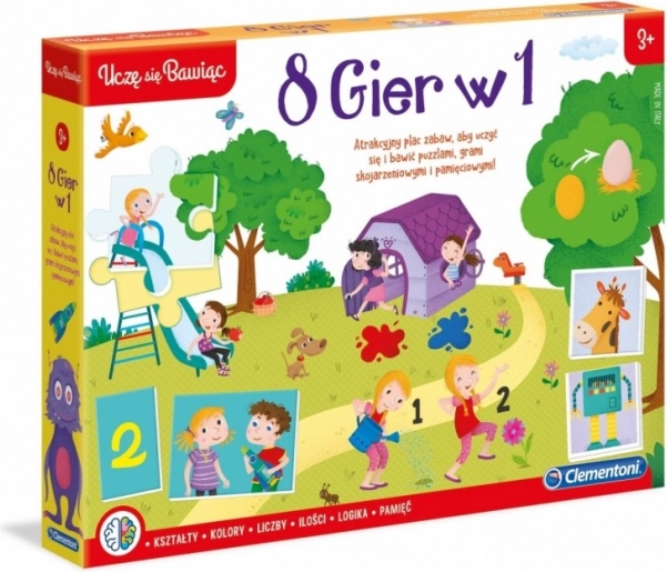 Zestaw gier edukacyjnych 8 w 1