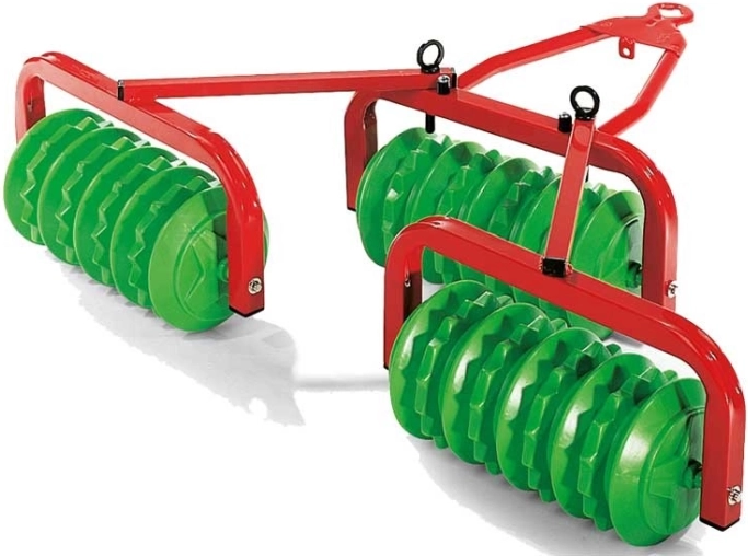 Rolly Toys wał Cambridge i brona do traktorów dla dzieci
