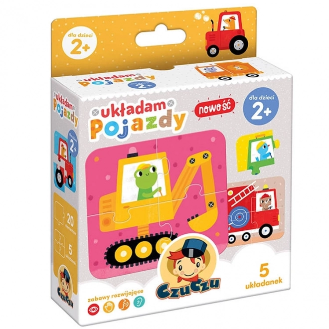 CzuCzu układam pojazdy puzzle