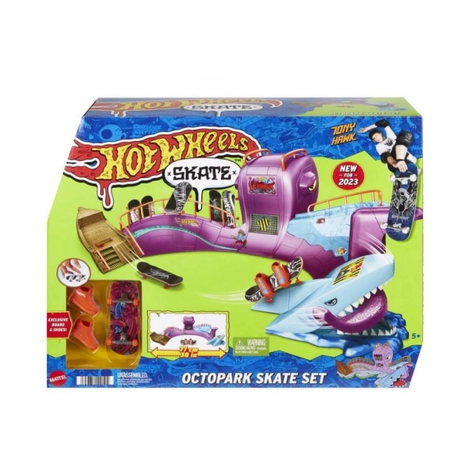 Hot Wheels Skate Octopark z fingerboardem i butami