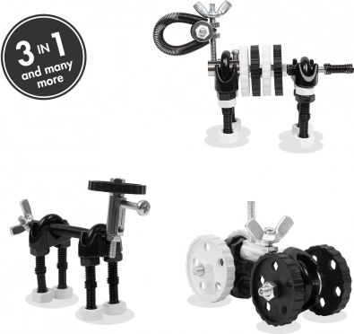 Klocki The OffBits ZebraBit – kreatywny metalowy zestaw konstrukcyjny 3w1