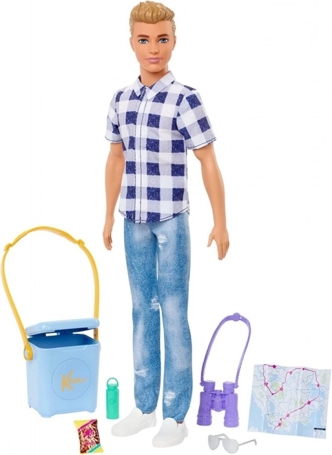 Lalka Barbie Kemping Ken z akcesoriami
