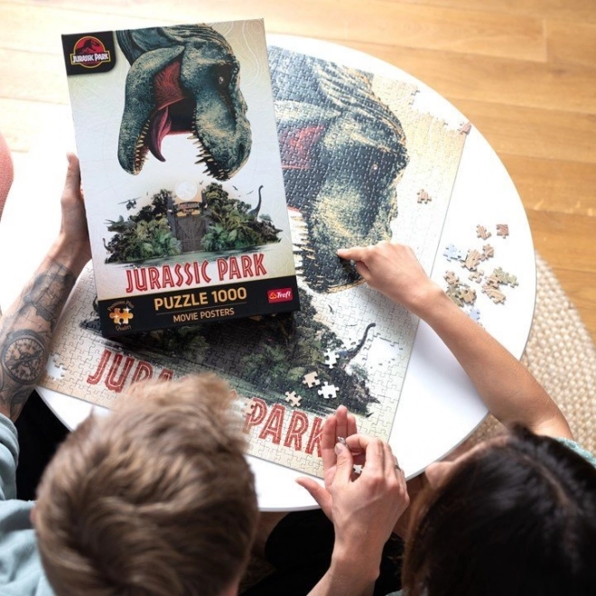 TREFL Puzzle Premium Plus Jurassic Park: Plakat Filmowy 1000 Elementów