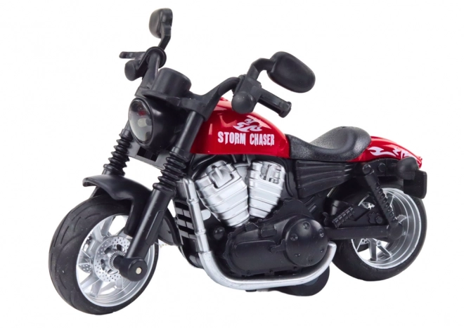 Motocykl Storm Chaser z napędem ciernym