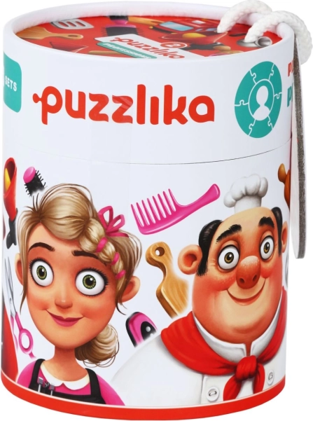 Puzzlika Zawody 2 – edukacyjne okrągłe puzzle 21 elementów