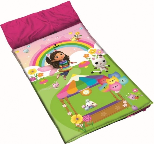 Dziecięcy śpiwór GABBY’S DOLLHOUSE 140 × 60 cm