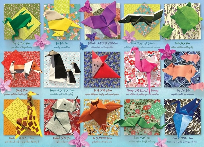 Puzzle COBBLE HILL Origami zwierzątka 500 elementów