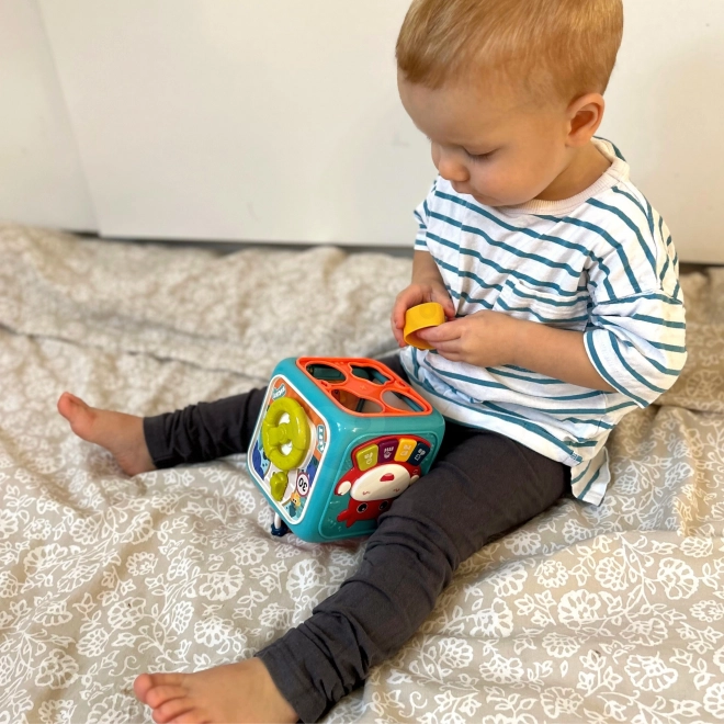Interaktywna kostka sensoryczna Montessori 6w1