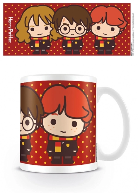 kubek Harry Potter - Harry, Hermiona i Ron Chibi