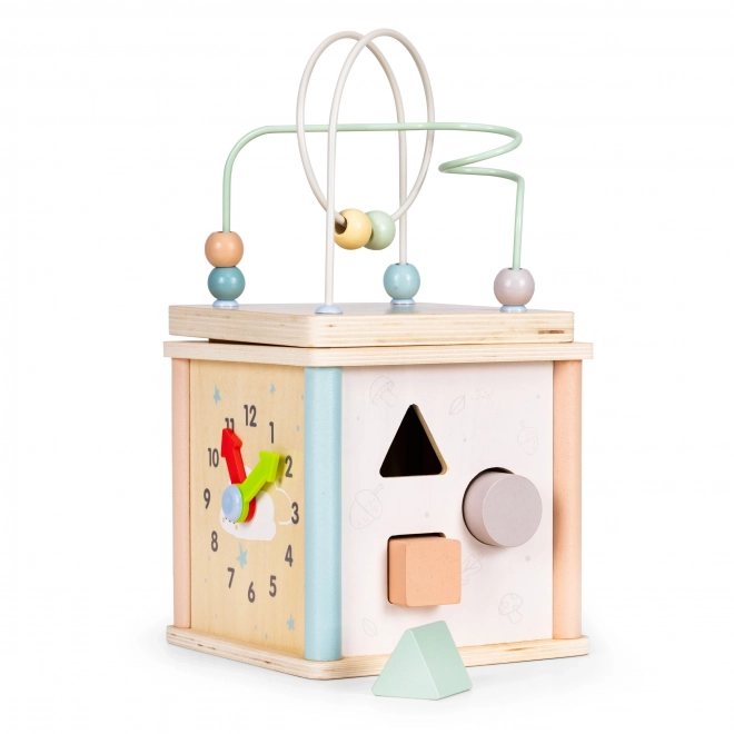 Drewniane edukacyjne klocki Ecotoys